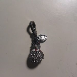 Juicy Couture snowman charm